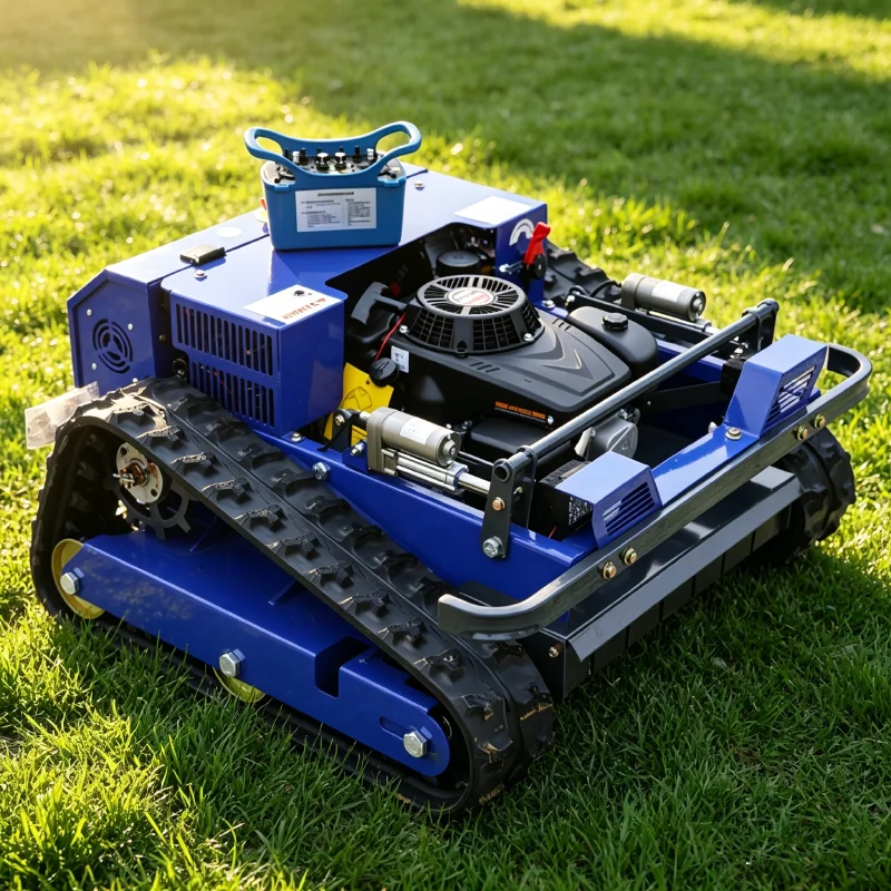 Robot tondeuse télécommandé personnalisé, largeur de coupe 550 mm, zéro-turn, pour l'entretien fores
