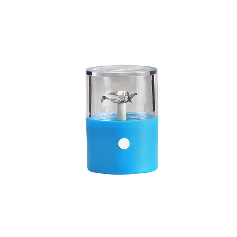 Mini broyeur d'herbes électrique à chargement USB, haute dureté, lame, broyeur efficace, acrylique,