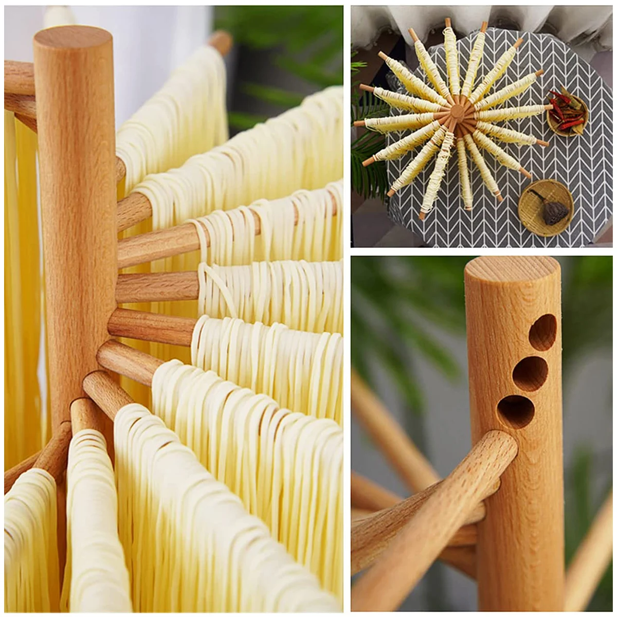 Support de séchage de pâtes pliable, support de séchage de Spaghetti, support de séchage de nouilles