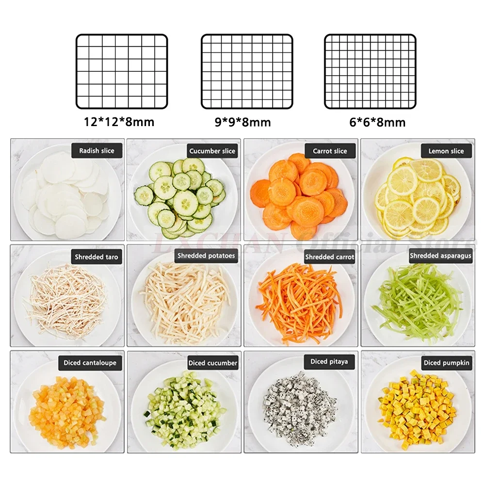 HomeWise – lame de coupe de légumes K8600, accessoires pour Machine électrique de découpe de cubes d