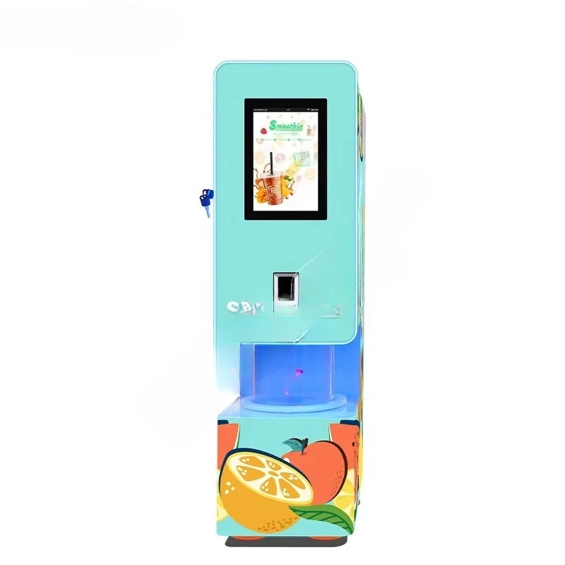 Machine à milkshake automatique de taille personnalisée, fruits frais avec fonction SDK, distributeu