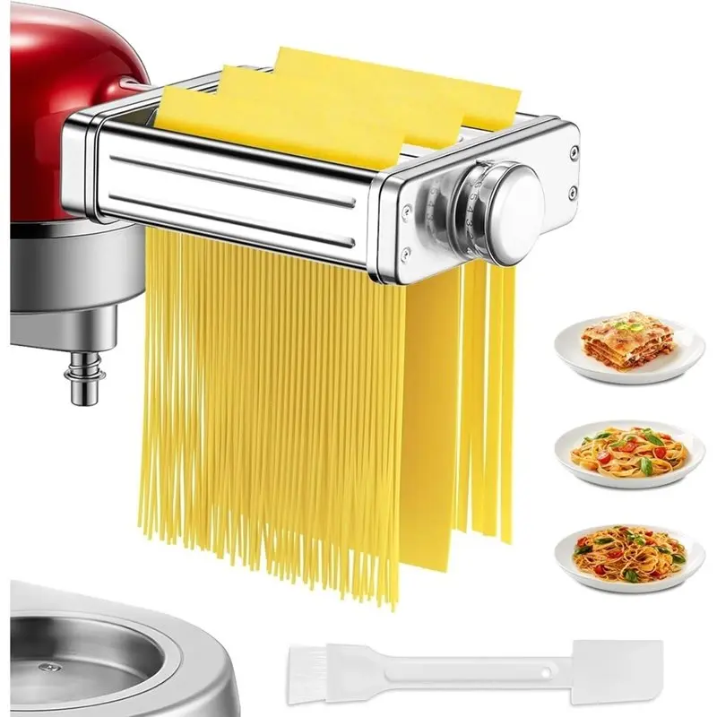 BSEVB-Accessoire pour machine à pâtes 3 en 1 pour batteur sur socle Kitchenaid, machine à pâtes en a