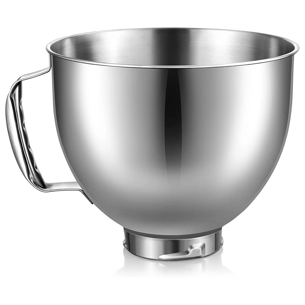 Bol en acier inoxydable pour batteur sur socle à tête inclinable KitchenAid de 4.5 à 5 litres, pour