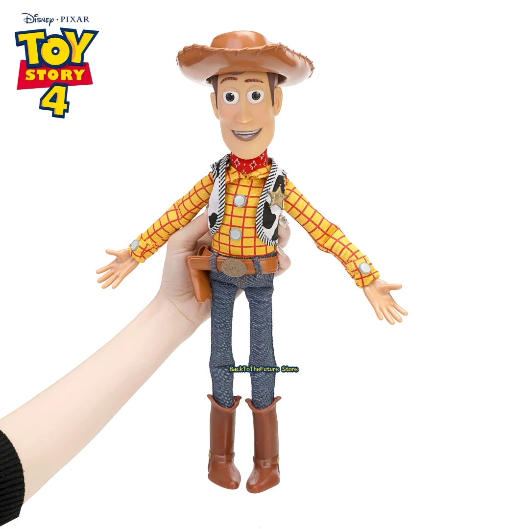 Figurines d'action parlantes Disney Woody et Jessie, collection de décoration anime, jouet sonore, m