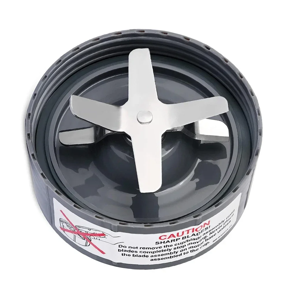 Lame flacon en acier inoxydable, adaptée pour Nutribullet 600W, Pro 900W, série de lames d'extension