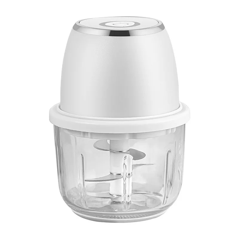 Hachoir à viande électrique de 350ML, broyeur d'aliments, presse-ail, trancheur de légumes multifonc