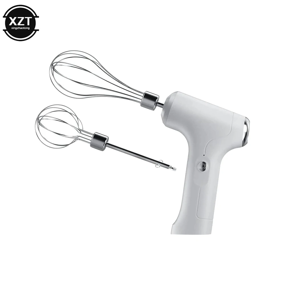 Mélangeur électrique Portable pour gâteaux et crème, mélangeur à main sans fil USB, pâte puissante,