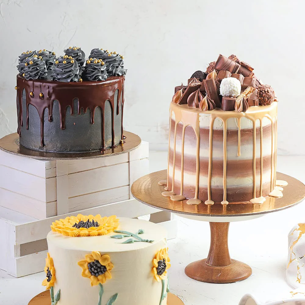 Ensemble de grattoirs à gâteaux en acrylique, 2 pièces, décoration de Contour, peigne à gâteau à ray