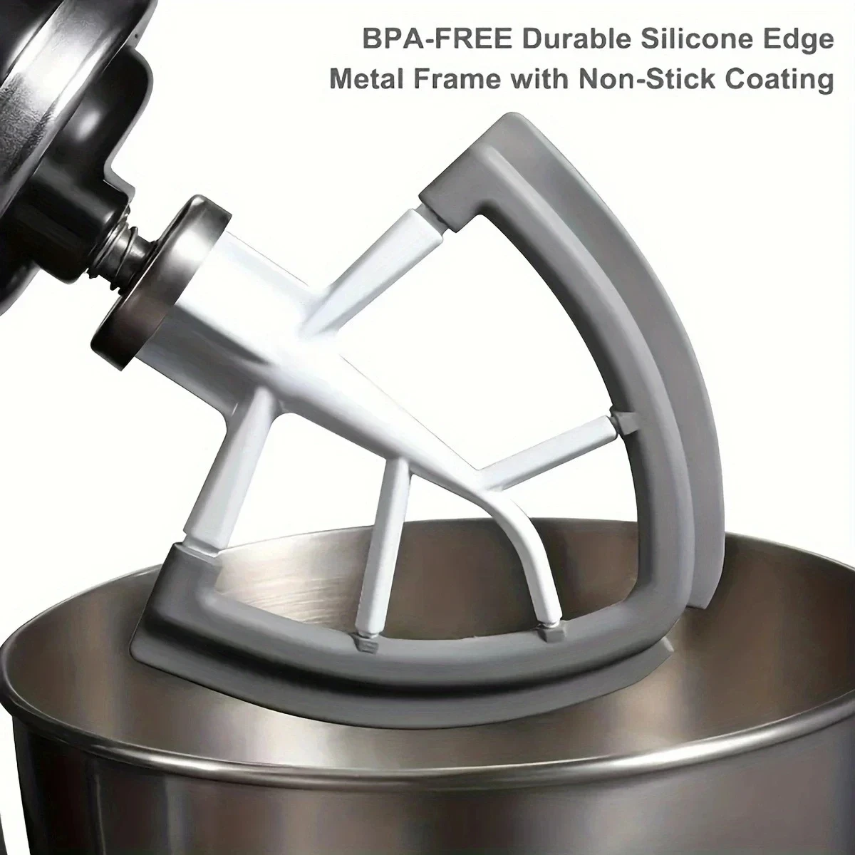 Accessoires en silicone de 4,5 à 5 pouces compatibles avec le batteur sur socle inclinable KitchenAi