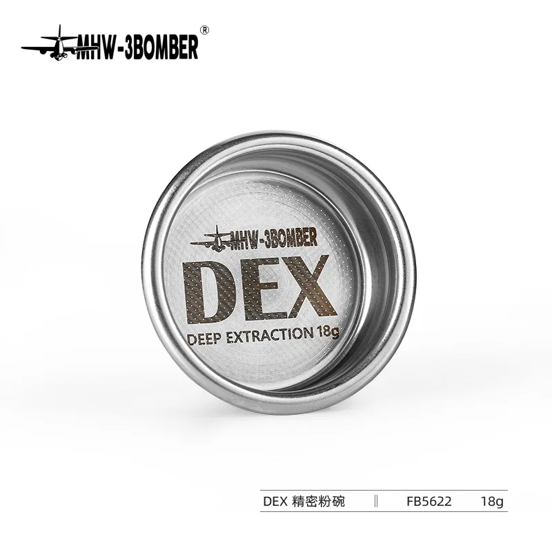 Bol de poudre de précision MHW-3BOMBER DEX, 58mm, poignée d'extraction pour Machine à expresso, acce