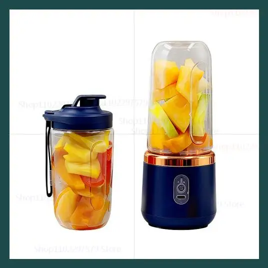 Mixeur de fruits multifonction portable USB double tasse – Blender électrique pour jus, smoothies et