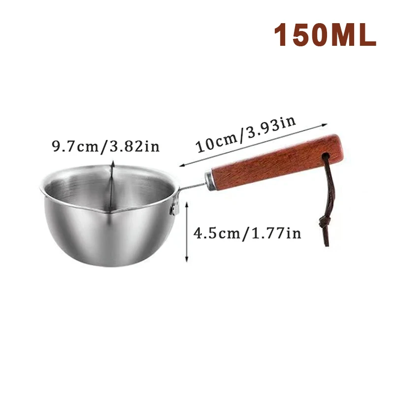 Casserole à Induction de 150/300ml, Casserole à Lait aissce, Cuisson de la Soupe, Casseroles à Huile
