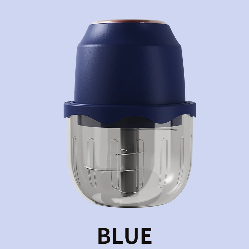 Hachoir à viande électrique de 350ML, broyeur d'ail, trancheur multifonction USB, mélangeur, robot c