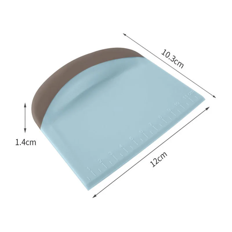 Grattoir à pâte bol grattoir pain crème gâteau Pizza Cutter banc grattoir coupe-pâte bricolage cuiss