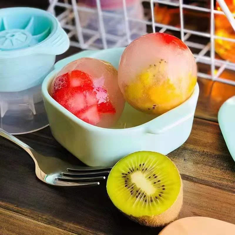 Machine à glaçons en Silicone, sphère de qualité alimentaire, moule à glace empilable à fusion lente