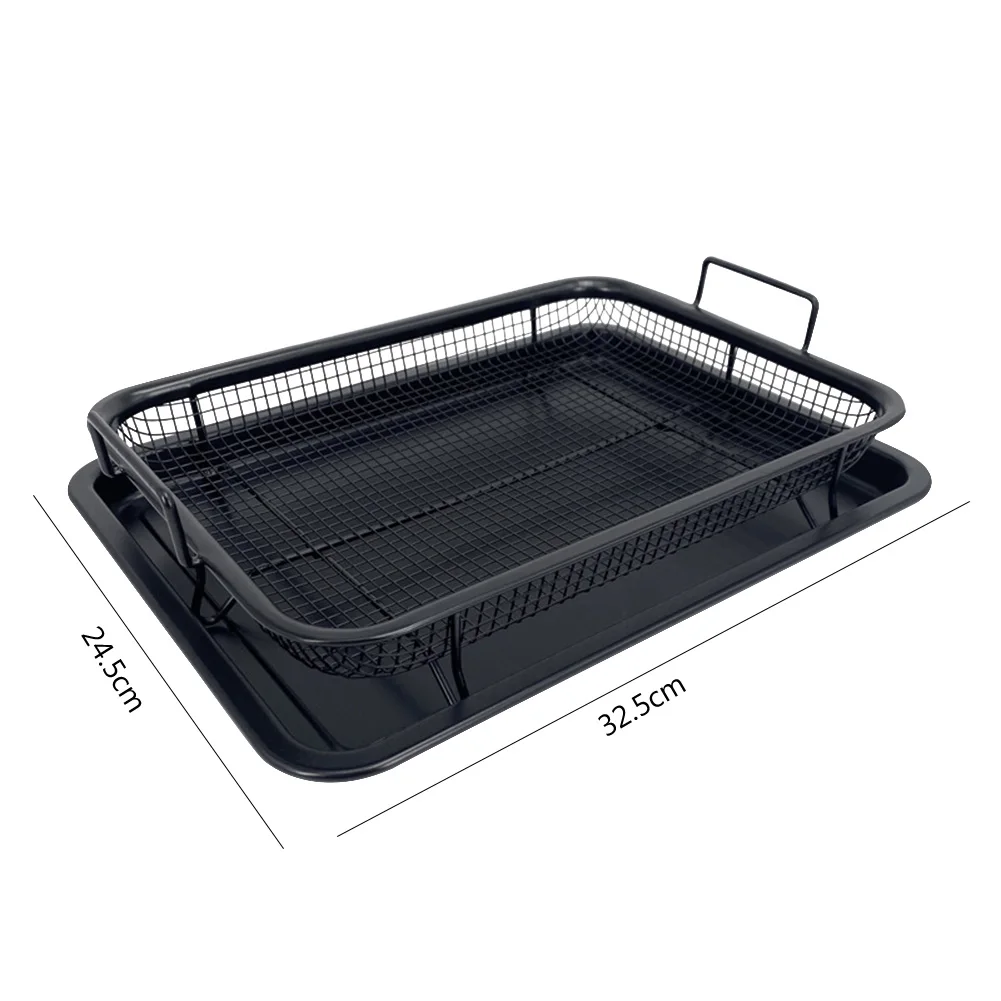 Plateau de cuisson à l'huile, poêle à frire, panier à copeaux antiadhésifs, plat de cuisson, gril en