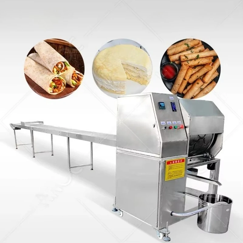 Machine à fabriquer des feuilles de pâtisserie, rouleau de printemps vietnamien, machine Injera trad