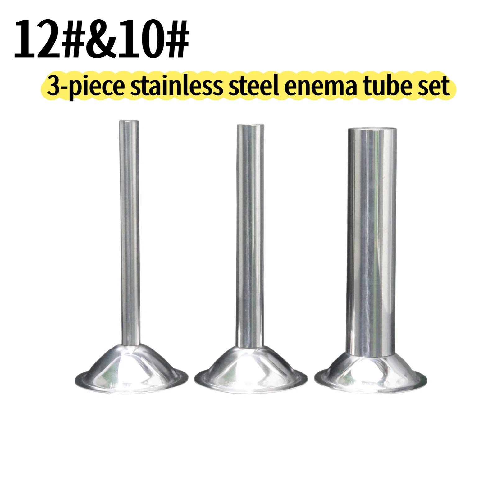 12 #   Entonnoir à viande, accessoire de remplissage de saucisses en acier inoxydable pour cuisine, 