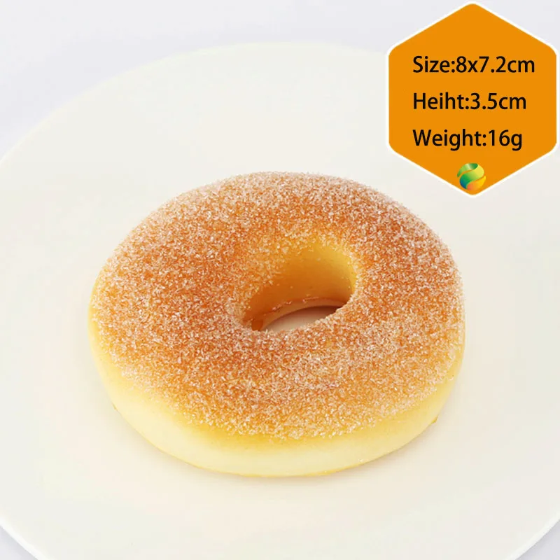 Simulation de nourriture, modèle de pain artificiel, faux beignet, décoration de maison, magasin de