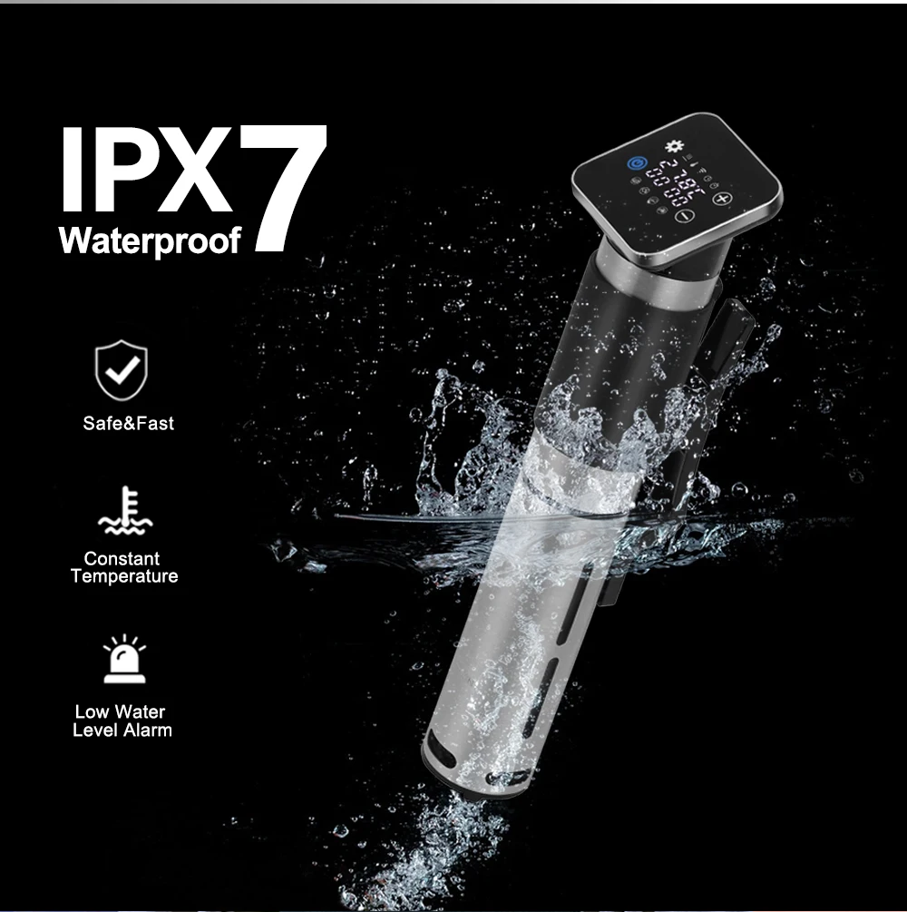 BioloMix – cuiseur Sous Vide WiFi en acier inoxydable, 5ème génération, étanche IPX7, circulateur à 