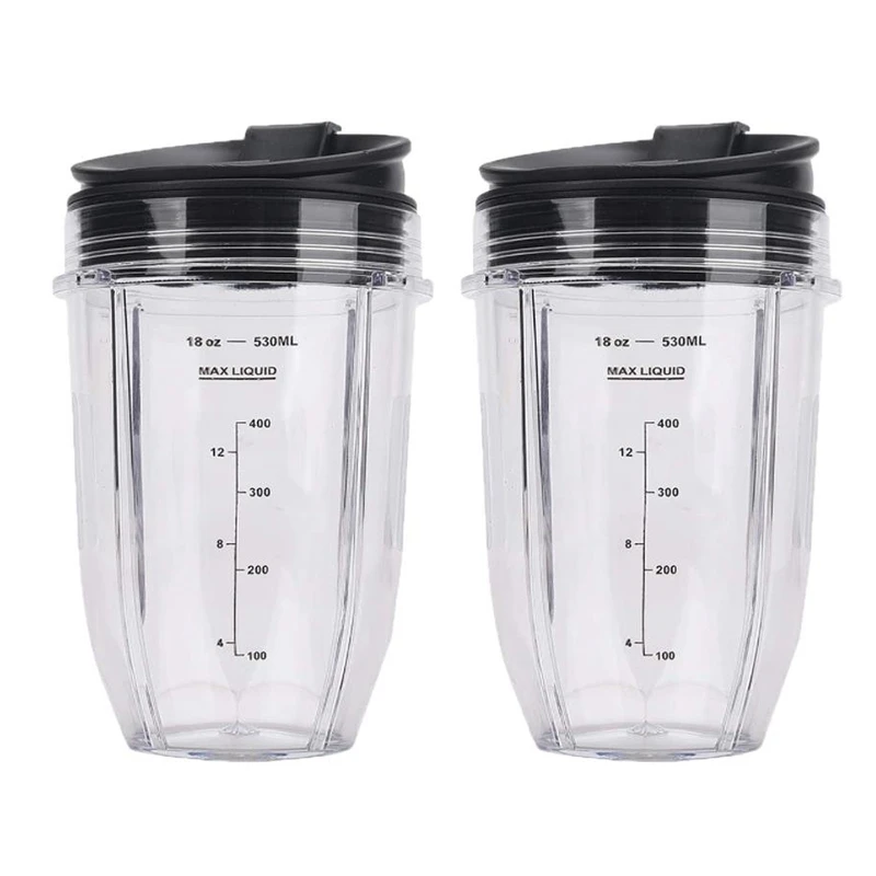 Mélangeur de remplacement avec couvercle pour Ninja Auto IQ, standardisation, 18oz, BL480, BL642, BL