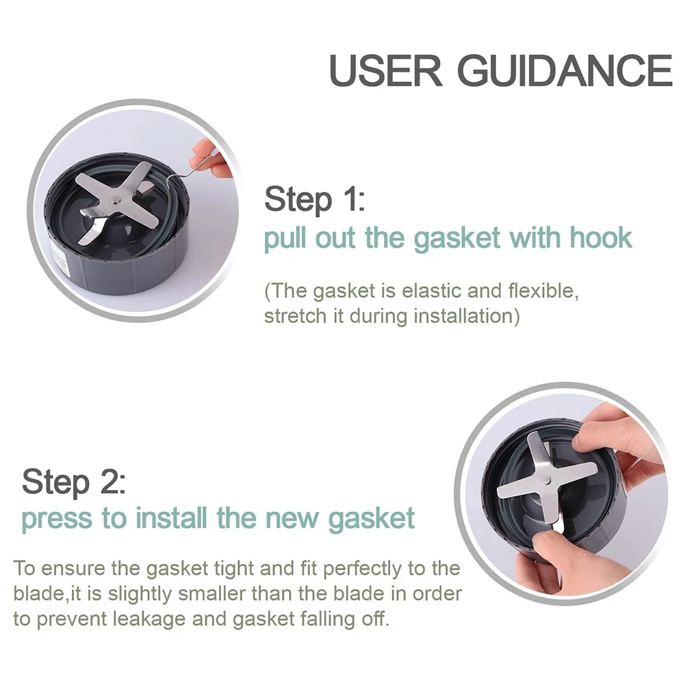 Accessoires de remplacement de joint pour mélangeur Nutribullet Pro, pièces de rechange de joint, 90