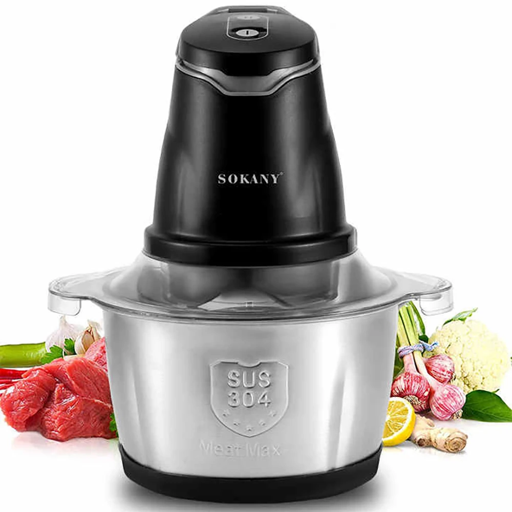 Hachoir à viande électrique 400W, hachoir à légumes de cuisine, robot culinaire, Machine de frappe, 