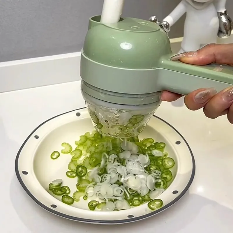 Hachoir à légumes électrique multifonctionnel, coupe-ail, gingembre, oignon, pour la cuisine domesti
