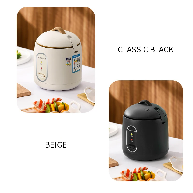 Zhigao cuiseur à riz électrique Mini dortoir ménage faible puissance 1-2 personnes cuisson cuiseur à