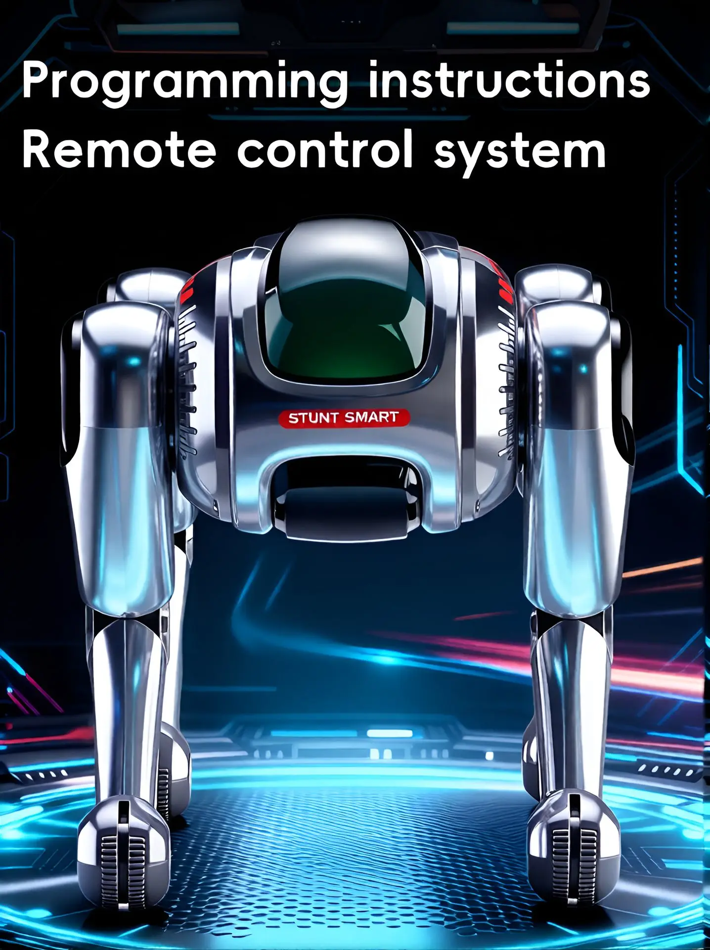 Teeggi Chien Robot Multifonction RC Électrique Intelligent Jouet Éducatif Bionique pour Enfants Cade