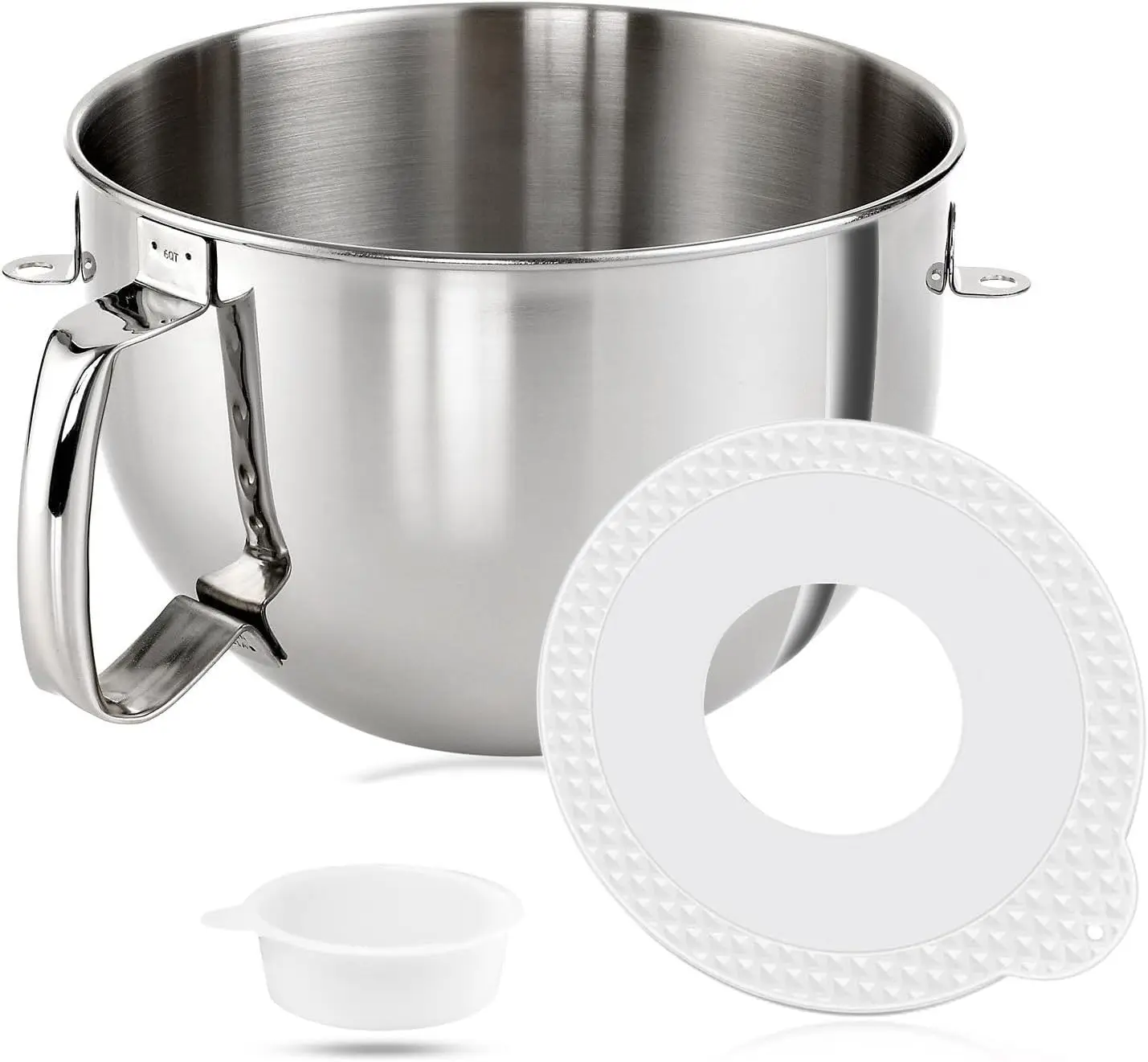 KN2B6PEH Bol de 6QT pour batteur sur socle, avec couvercle, compatible avec le batteur Kitchenaid Pr