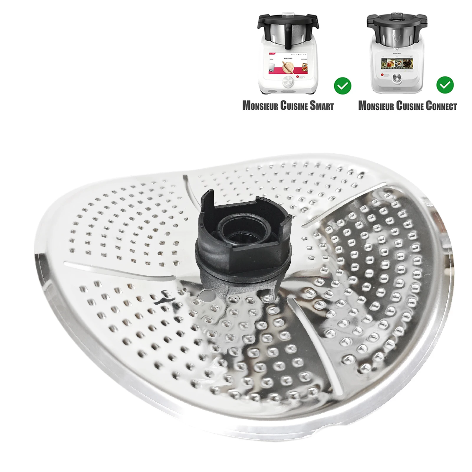 Éplucheur pour Monsieur Cuisine Connect/éplucheur de pommes de terre intelligent, lame mixte et couv