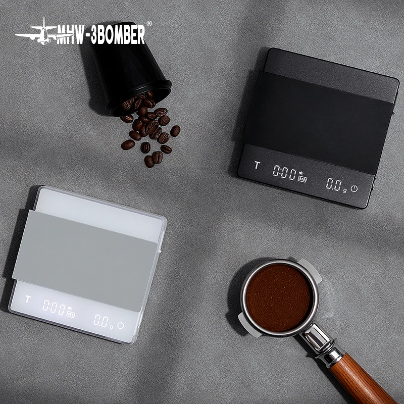 Balance à café de cuisine numérique MHW-3BOMBER 2000g/0.1g balance électronique Rechargeable cycliqu