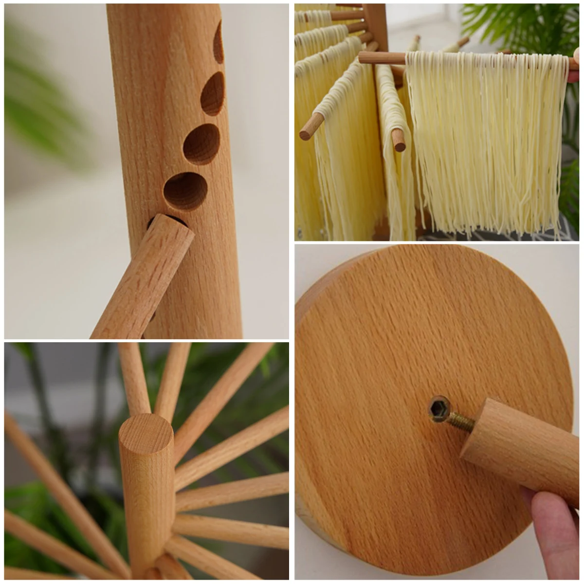 Support de séchage de pâtes pliable, support de séchage de Spaghetti, support de séchage de nouilles