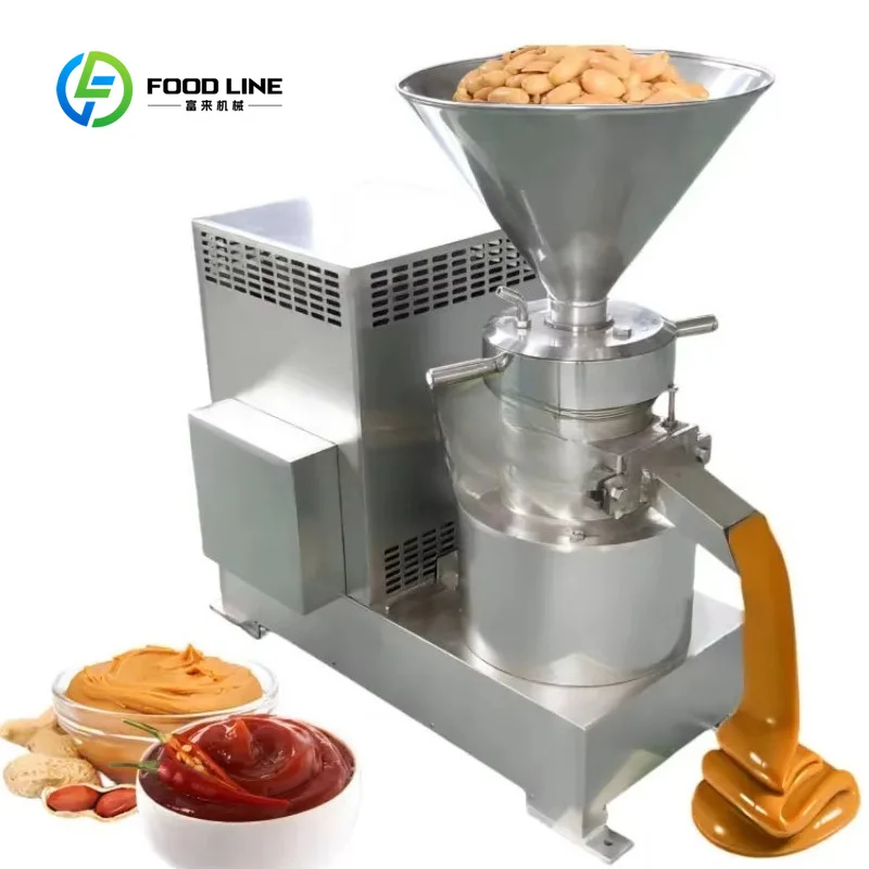 Broyeur Colloïdal pour la Fabrication de Beurre de Sésame et d'Arachide, Moulin à Grains avec Moteur