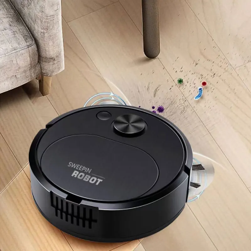 Nouveau Robot de balayage USB aspirateur vadrouille 3 en 1 intelligent sans fil 1500Pa traînant nett