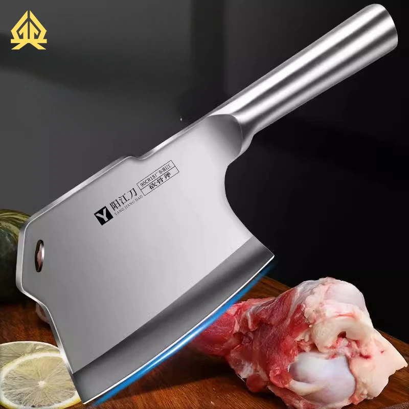 XTL-Couteau à Découper en Os de Cuisine, Outil de Coupe en Acier Inoxydable, Épais et Réduit