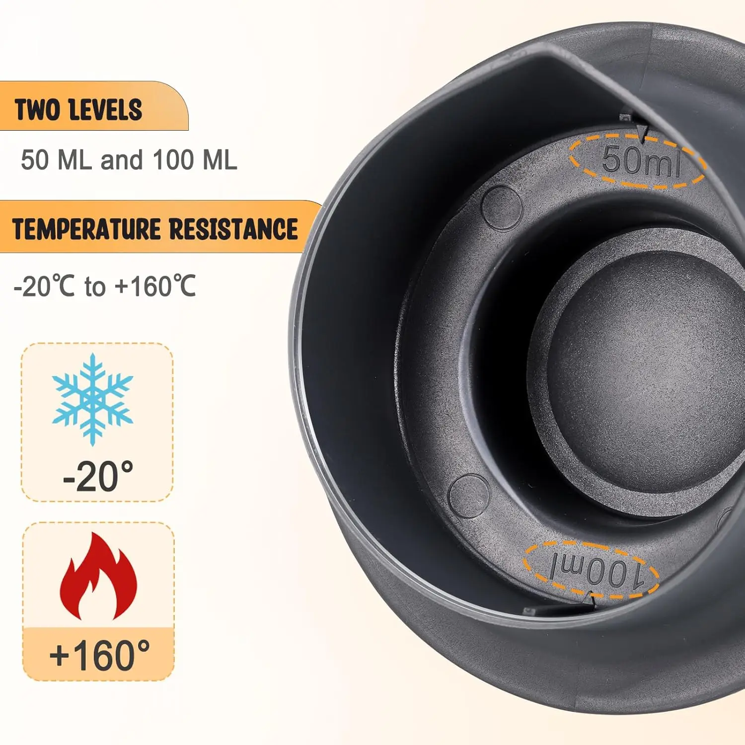 Tasse à mesurer de qualité alimentaire pour mélangeur, pièce pour Vorwerk Thermomix TM5 TM6