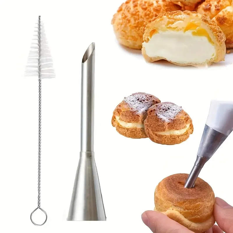 Ensemble de buses de tuyauterie de pâtisserie bouffante, pointes de décoration en acier inoxydable p