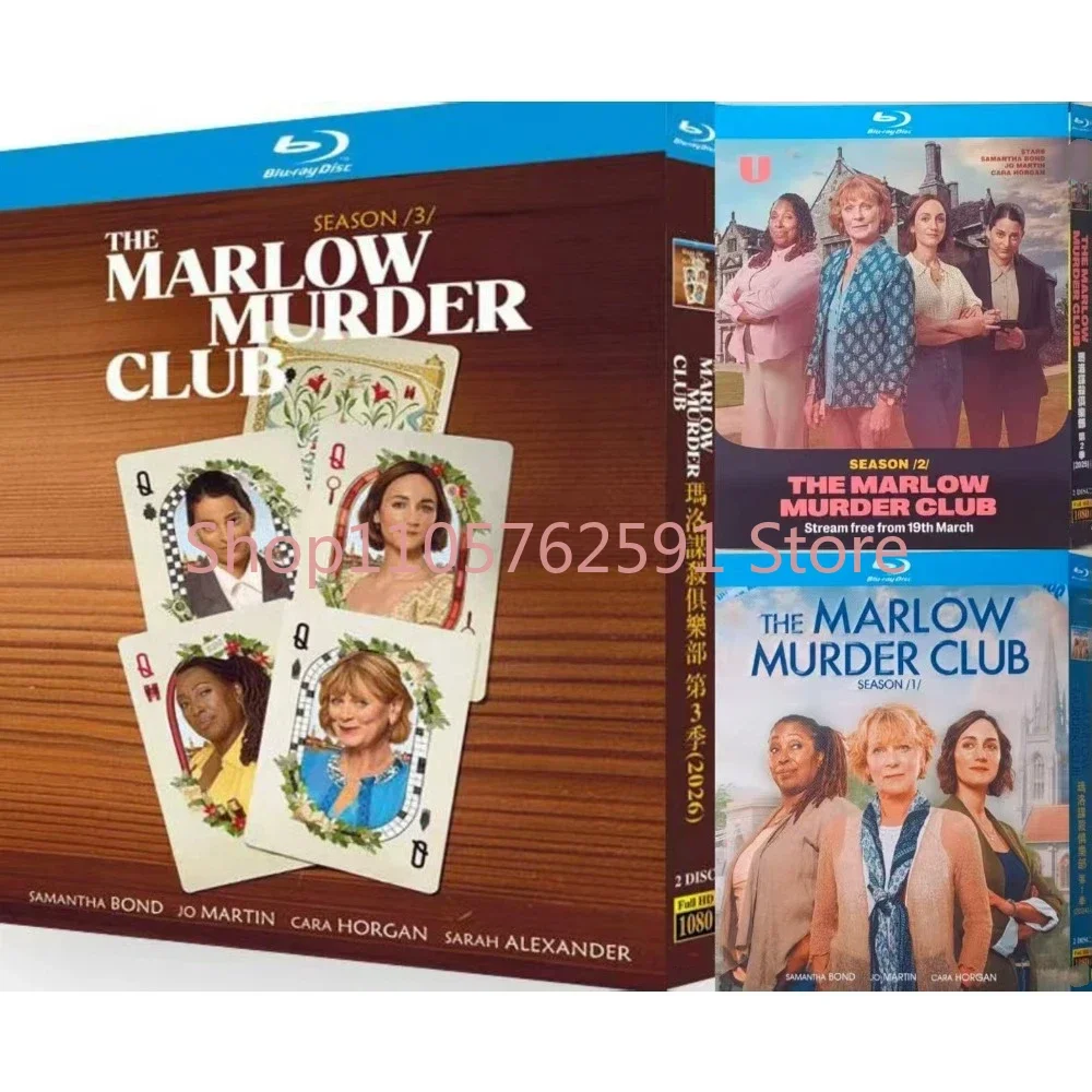 The Marlow Murder Club Saisons 1-3 (2026) Coffret de 6 disques Blu-ray neuf et scellé