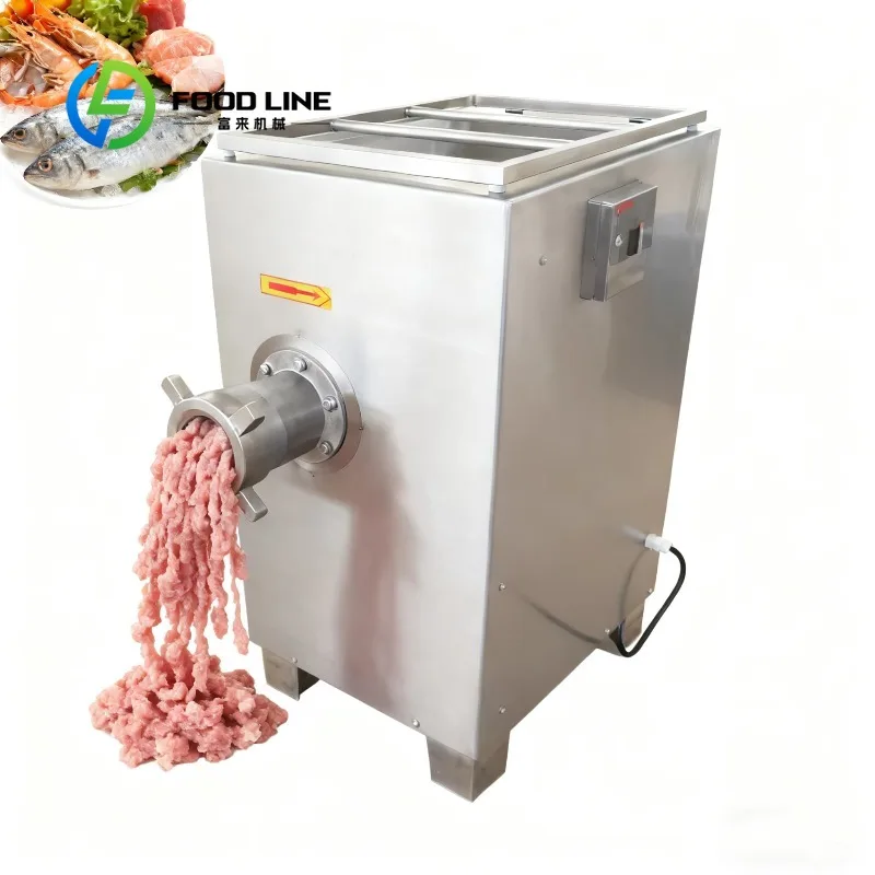 Hachoir à viande congelé Commercial personnalisé, broyeur industriel pour blocs de bœuf et de porc c