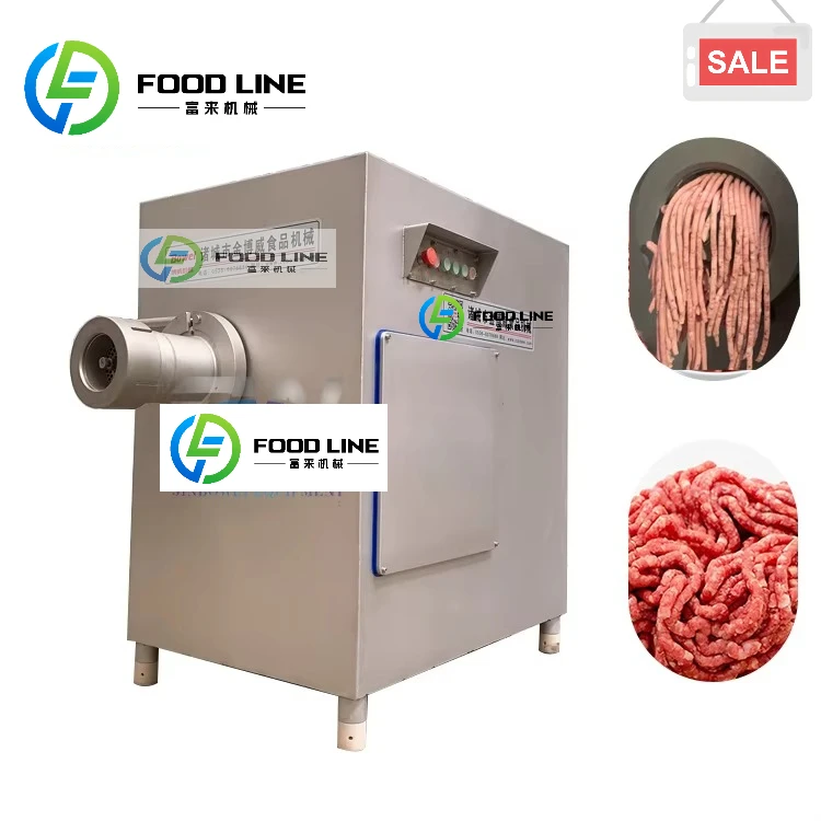 Hachoir à viande électrique Commercial, broyeur robuste en acier inoxydable pour viande congelée, co