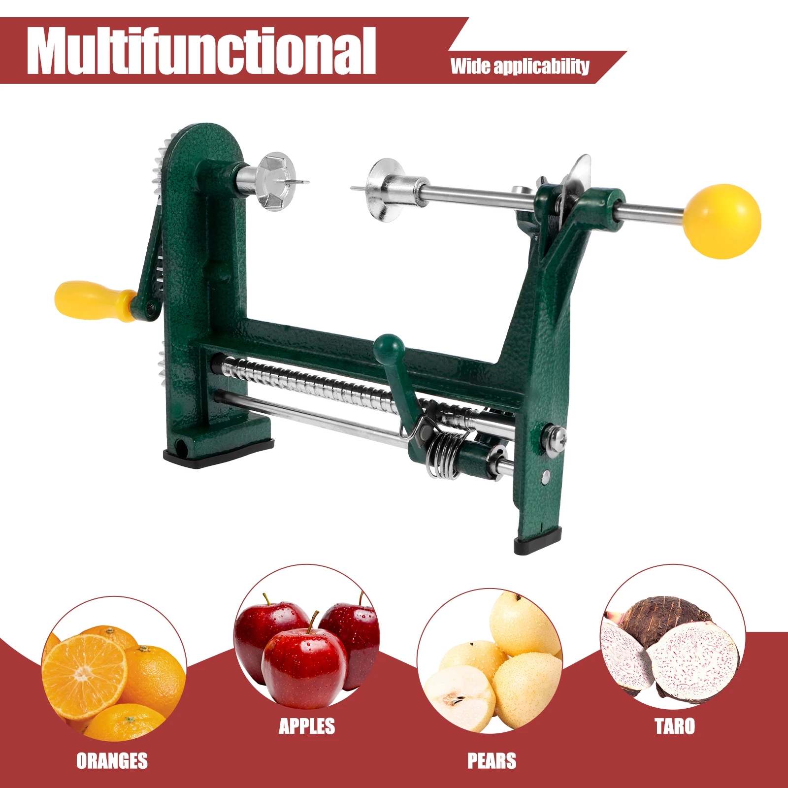 Éplucheur de fruits et légumes en acier inoxydable, trancheuse 3 en 1, carottier manuel, éplucheur d