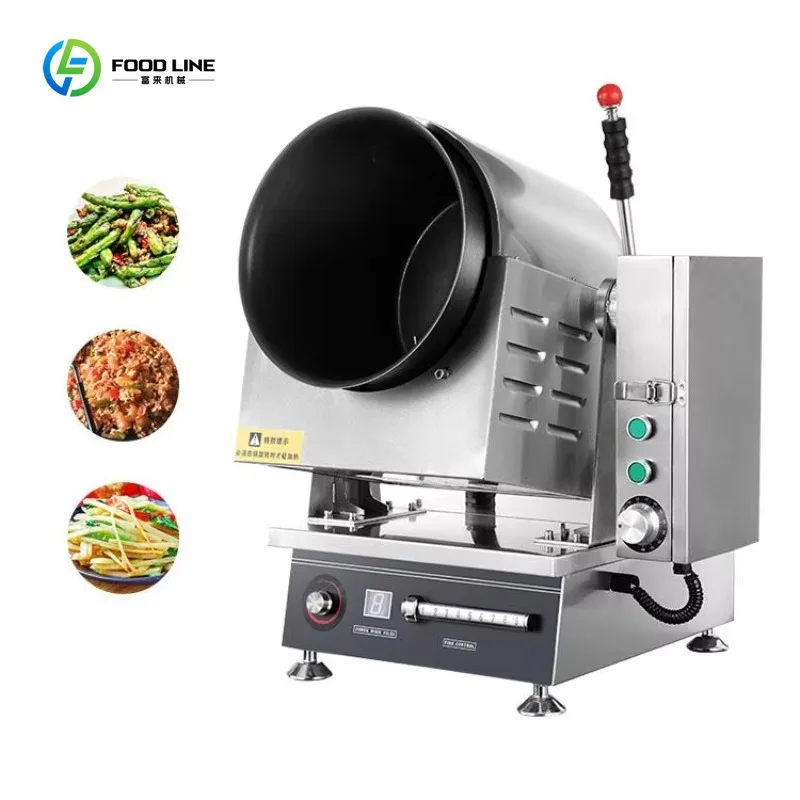 Robot de cuisine commercial personnalisé, machine de cuisson automatique multifonctionnelle pour la 