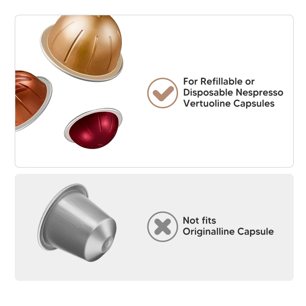 Icafilas jetable Nespresso Vertuo café Capsule joint feuilles d'aluminium crème café filtre couvercl