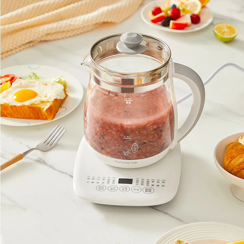 JOYOUNG-Bouilloire Électrique Multifonction de 1,5 L, 800W, Pot à Thé et Soupe à Chauffage Rapide, P