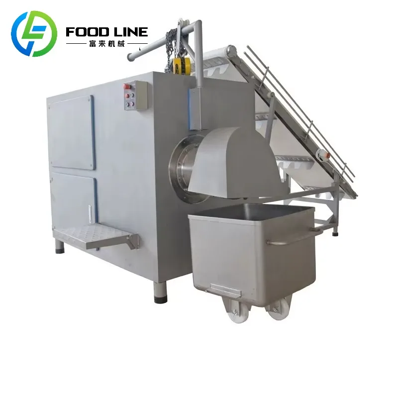 Hachoir à viande électrique industriel certifié CE, hachoir à viande congelé/fraîchi Commercial avec