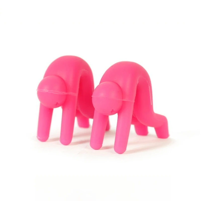 Lot de 2 rehausseurs de couvercle Little Man en silicone anti-débordement pour casseroles, empêche l