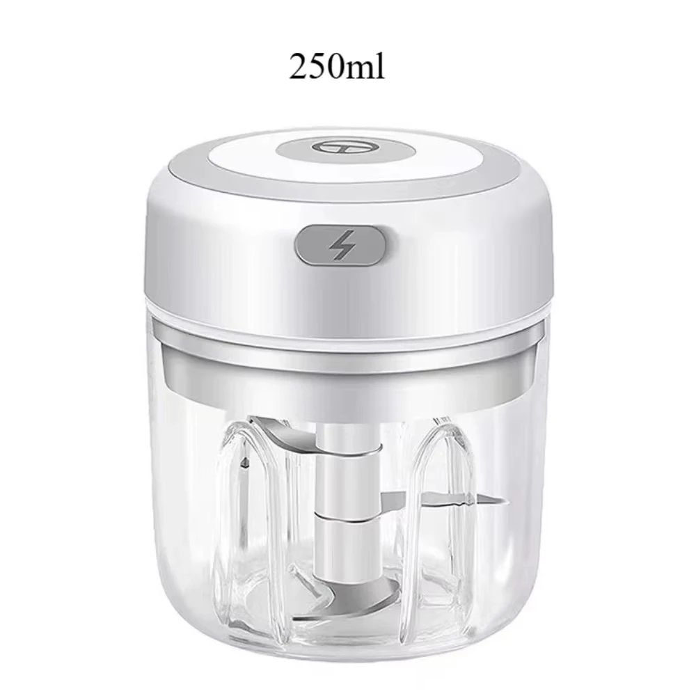 Hachoir à ail électrique 250ML, hachoir à légumes, Mini hachoir à ail USB, hachoir à oignon, petit r