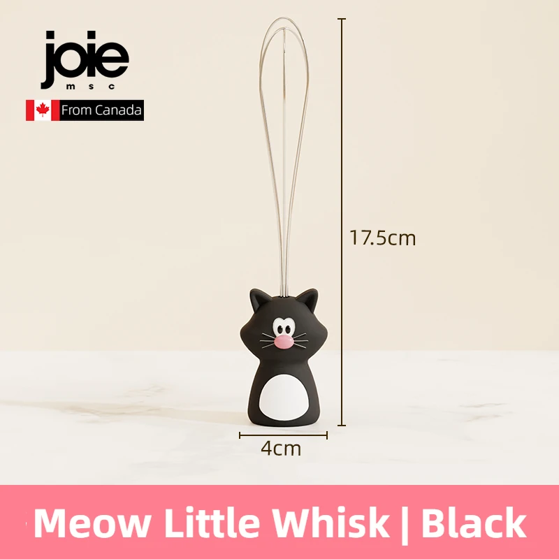 Joie fouet créatif fils d'acier inoxydable poignée en Silicone Mini fouet batteur à oeufs mélange d'